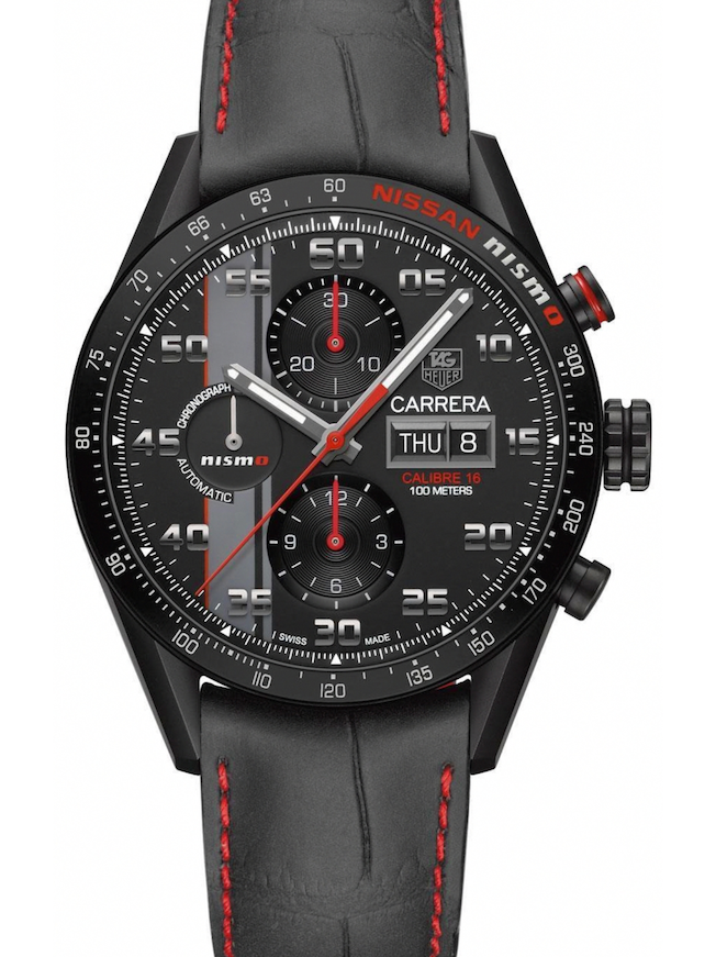 AAA Replica Tag Heuer Carrera Calibre 16 Nissan Nismo Chronograph Watch CV2A82.FC6237